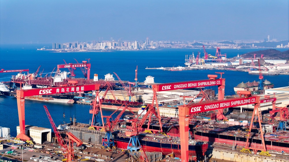 青岛海西湾船舶与海洋工程产业基地